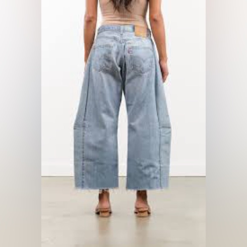 Wide Leg Light Blue Jeans